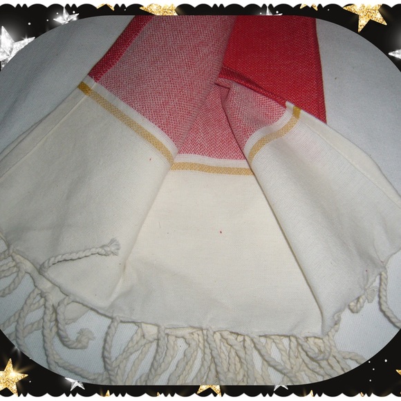 Reindeer Motif Embellished Kitchen Towel Set/2 - Picture 3 of 3